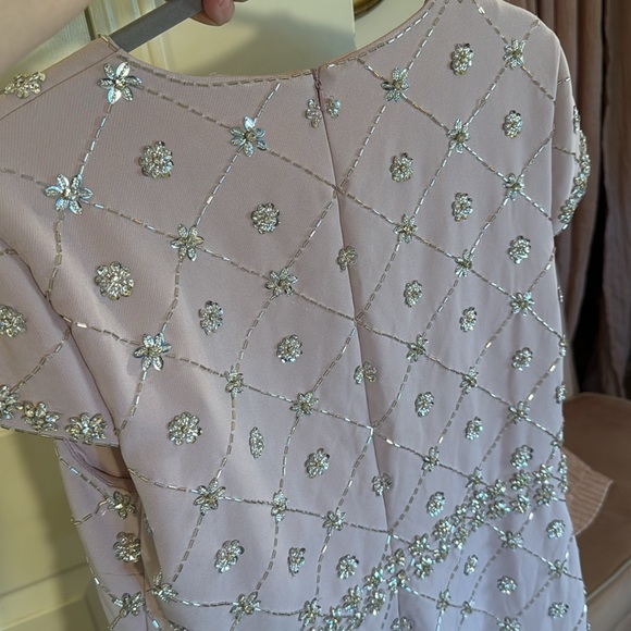 MAC DUGGAL
Pink Hand Embellished Cap Sleeve Midi Dress - Picture 9 of 16